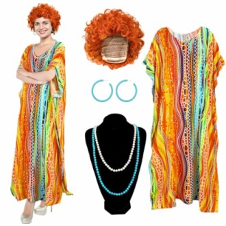 5 Pcs Halloween Women Costume Set