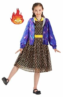 Elemental Ember Costume Cosplay Dress Set