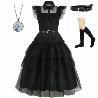 Black Wednesday Addams Costume